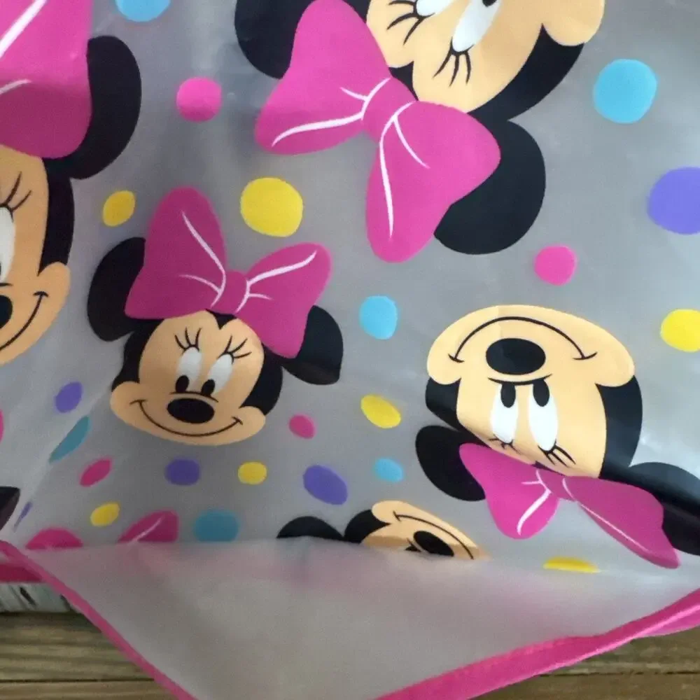 minnie mouse bib with pouch